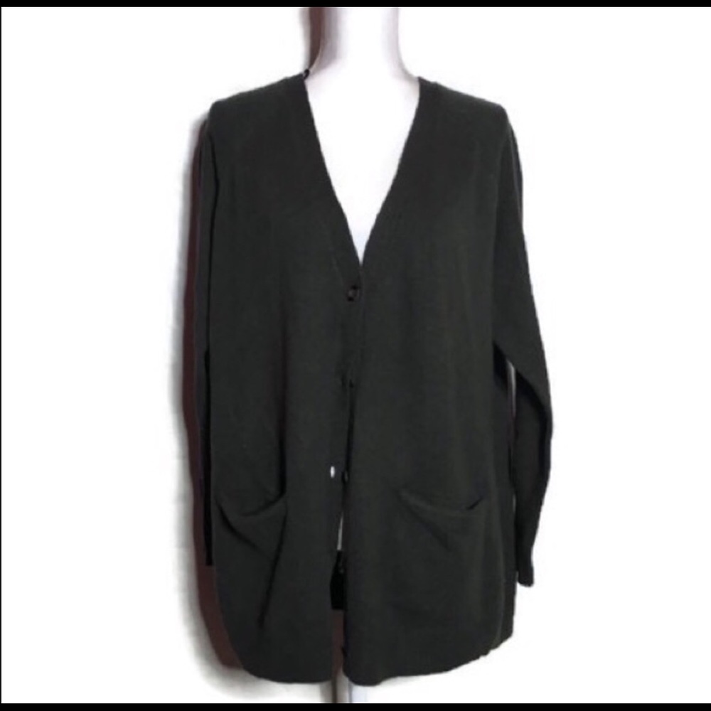 H&M Green Cardigan NWT SZMedium